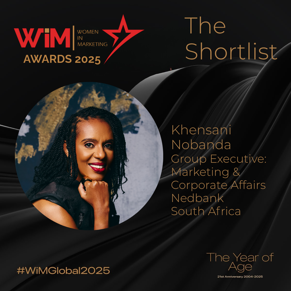 2025 Global WiM Awards Shortlist - Khensani Nobanda