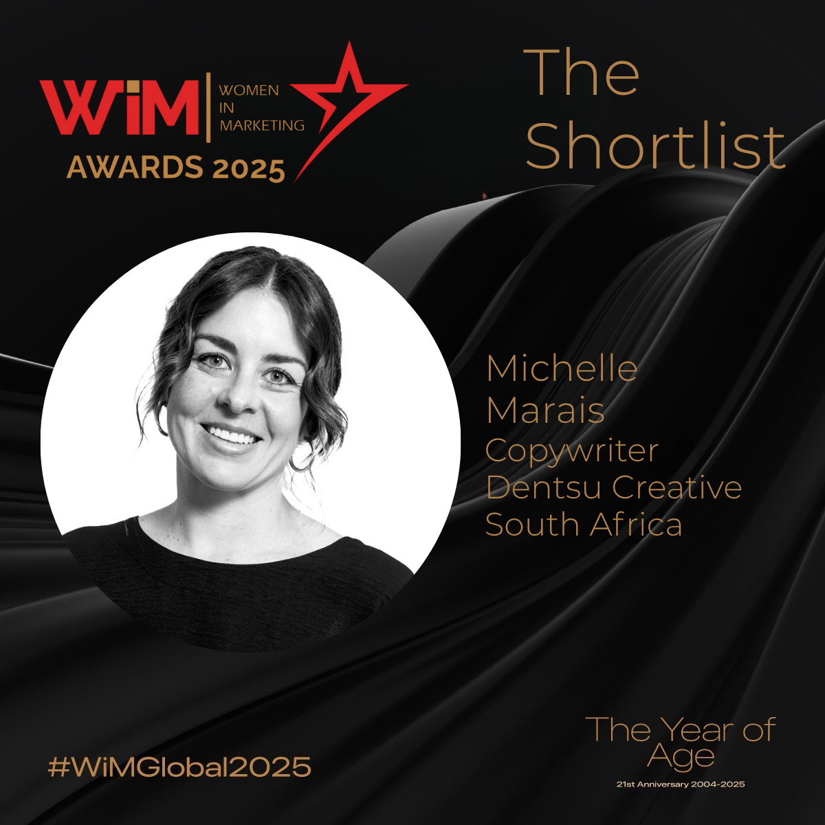 2025 Global WiM Awards Shortlist - Michelle Marais